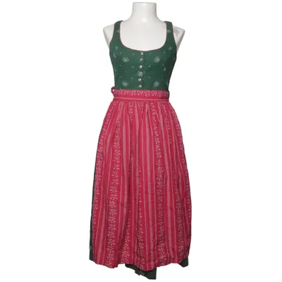 Dirndl (Green, Red, Multicolored) from Almsach Cotton