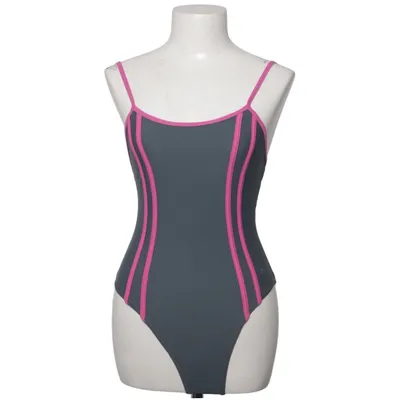Swimsuit (Gray, Pink) from Active Elastane, Polyamide