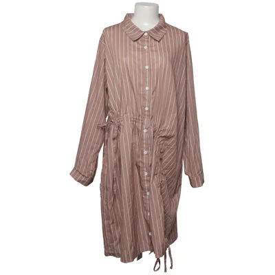 Robe chemise (Marron, Blanc) de Missguided Plus Coton, Polyester