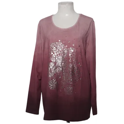 T-shirt à manches longues (Violet) de G.W. Coton, Élasthane, Modal