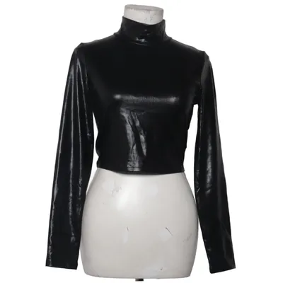 Crop top (Black) from Sakkas Elastane, Polyester