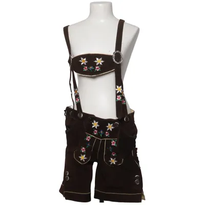 Lederhosen (Brun) Læder, Polyester