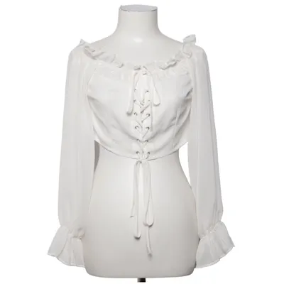 Blus (Vit) från Nasty Gal