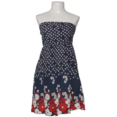 Dress (Blue, Red, White, Multicolored) from Red Chili Cotton, Polyester