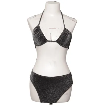 Bikini (Black, Silver) from H&M Elastane, Metallic fiber, Polyamide