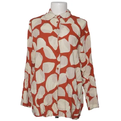 Blouse (Beige, Orange) from Thinking Mu Viscose