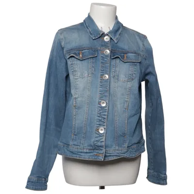 Jeansjacka (Blå) från Denim Identity by Zizzi Bomull, Elastan