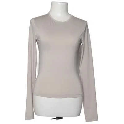 Long sleeve T-shirt (Beige) from H&M Move Elastane, Polyester