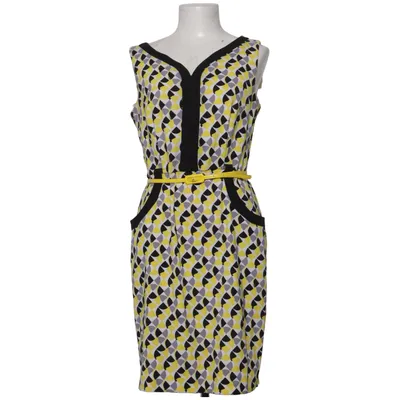 Dress (Yellow, Black, Gray) from London Times Elastane, Polyester