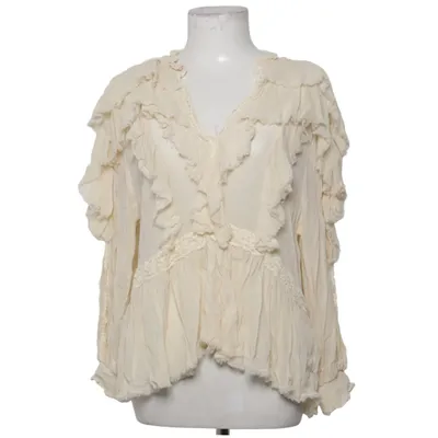 Blouse (White) from Zara Lyocell