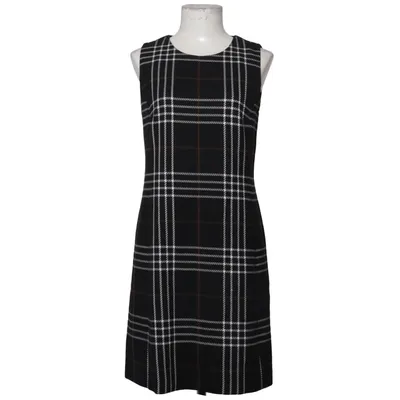 Dress (Black, White, Brown) from Hallhuber Elastane, Polyester, Viscose
