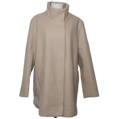 Jas (Beige) van Blue Flame Polyester, Wol
