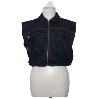 Spijker gilet (Blauw) van Zara Katoen