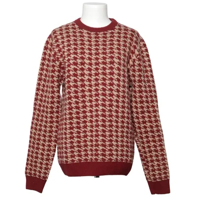 Sweater (Red, Beige) from Octobre Éditions Merino wool