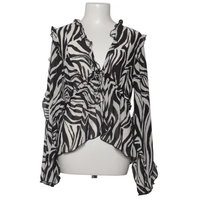 Blouse (Black, White) from Edited Recycled polyester