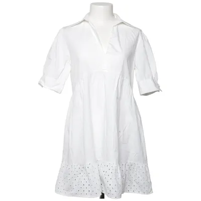 Klänning (Vit) från Zara Bomull, Polyester