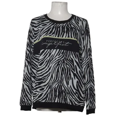 Sweatshirt (Zwart, Wit) van Sani Blu Katoen, Elastaan, Modal