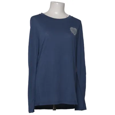 Langærmet t-shirt (Blå) fra Super.Natural Merinould, Polyester