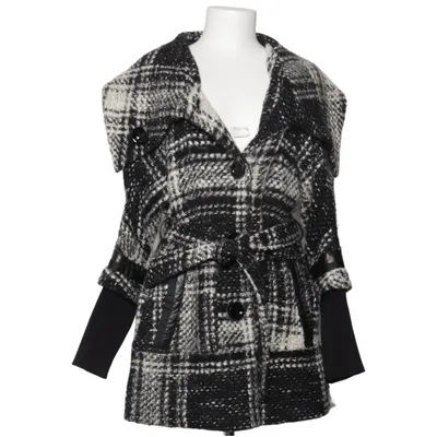 Manteau (Noir, Blanc) de Tuzzi Acrylique, Laine d'alpaga, Mohair, Polyamide, Polyester, Viscose