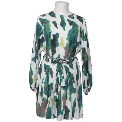Klänning (Vit, Grön, Flerfärgad) från Glamaker Elastan, Polyester