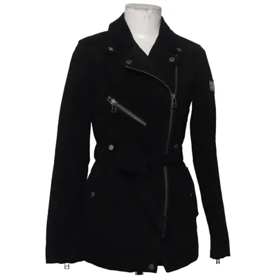 Bikerjack (Zwart) van Freaky Nation Leer, Polyester