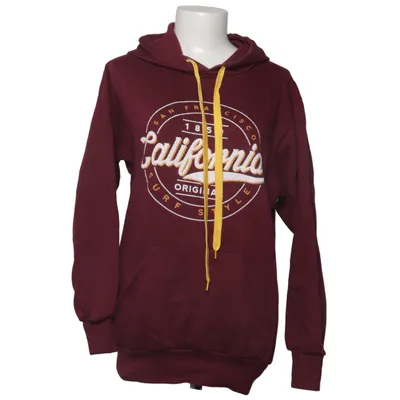 Sweat à capuche (Rouge, Jaune) de MV Sport Coton, Polyester