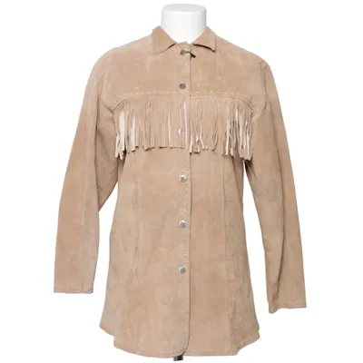 Shearlingjakke (Beige) fra Chuac