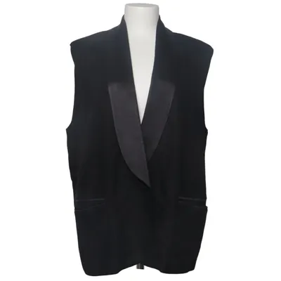 Kostymväst (Svart) från Isabel Marant Bomull, Polyester