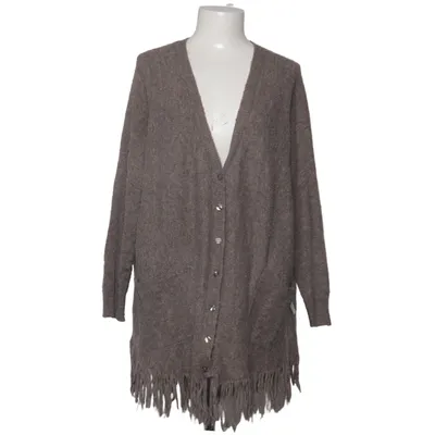 Cardigan (Gray) from Louise Orop Acrylic, Elastane, Nylon, Wool