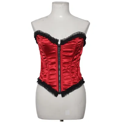 Corset (Rouge, Noir) de Coquette Acétate