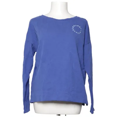 Sweatshirt (Blauw) van Elbsand Katoen, Elastaan