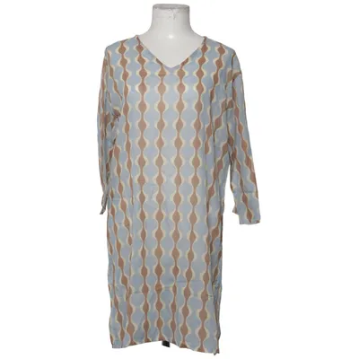 Jurk (Blauw, Beige, Bruin) van Soho Katoen