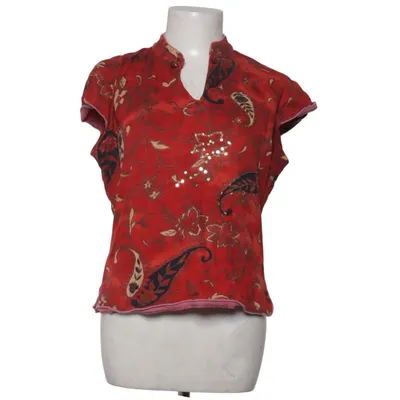 Haut (Rouge, Multicolore) de Himalaya Coton