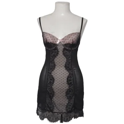 Negligé (Sort, Beige) fra Hunkemöller Elastan, Polyamid