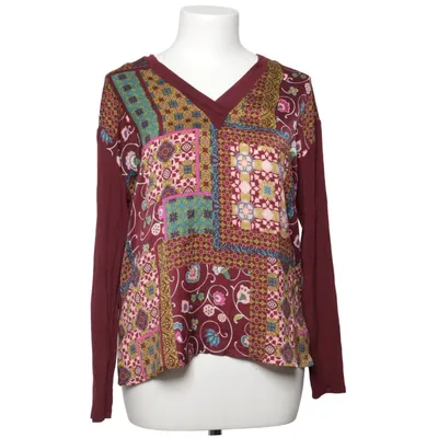 Top (Purple, Multicolored) from Surkana Elastane, Polyester, Viscose