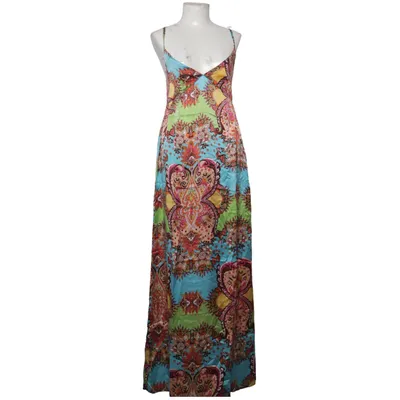 Maxi jurk (Blauw, Meerkleurig) van Hallhuber Trend Zijde