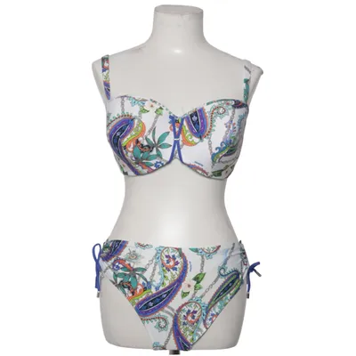 Bikini (Hvid, Flerfarvet) fra Lise Charmel Elastan, Polyamid, Polyester