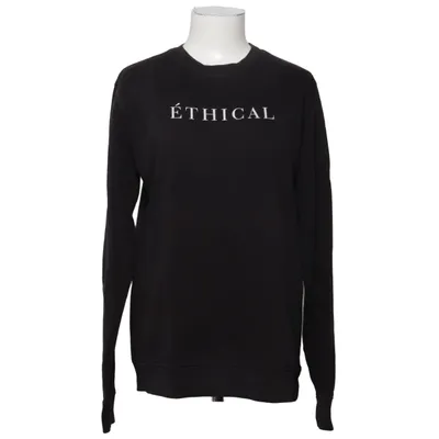 Sweatshirt (Noir) de Dariadéh Coton biologique, Polyester
