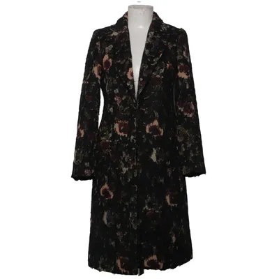 Mantel (Schwarz, Mehrfarbig) von Zara Basic Outerwear Acryl, Baumwolle, Polyester