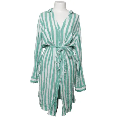 Skjortekjole (Grøn, Hvid) fra Accessorize Linned, Viscose