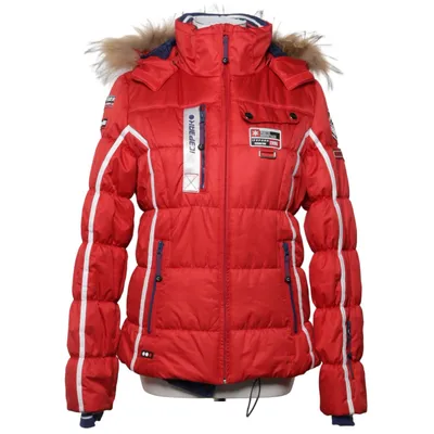 Skijakke (Rød, Hvid, Blå) fra Icepeak Pels, Polyamid, Polyester
