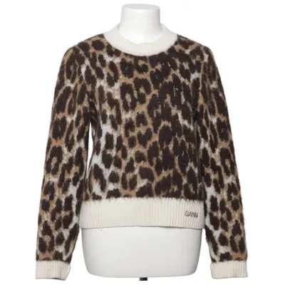 Sweater (Brown, Beige, Multicolored) from Ganni Alpaca wool