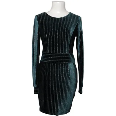 Cocktailjurk (Groen) van Lucy Wang Elastaan, Polyester
