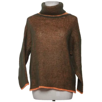 Turtleneck (Grøn, Orange) fra PM Selected Akryl, Mohair, Polyamid