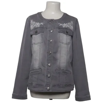 Jeansjacke (Grau) von Himmelblau Couture by Lola Paltinger Baumwolle, Elasthan, Polyester, Viskose