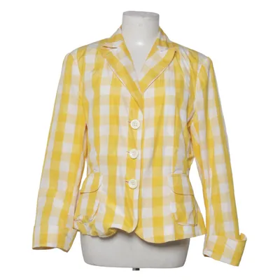 Blazer (Yellow, White) from Savannah Acetate, Polyester