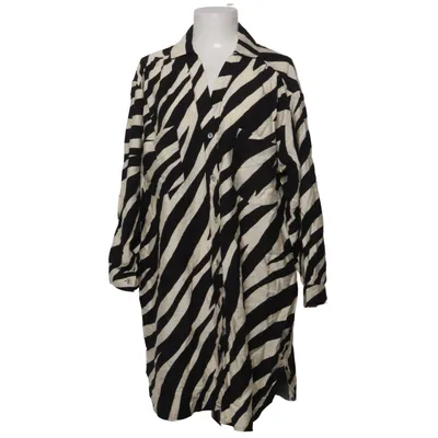 Shirt dress (Black, White) from Esperance Cotton, Nylon, Viscose