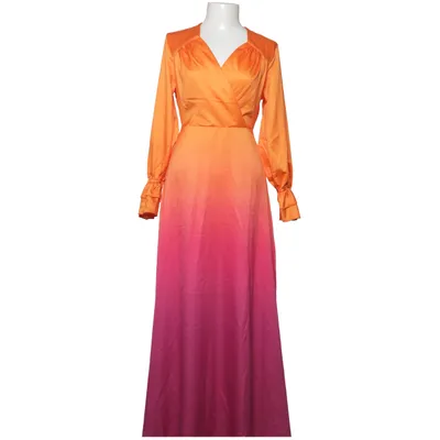 Jurk (Oranje, Roze, Meerkleurig) van Flounce London Polyester