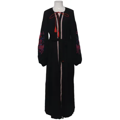 Dress (Black, Multicolored) from Usha Cotton, Polyester