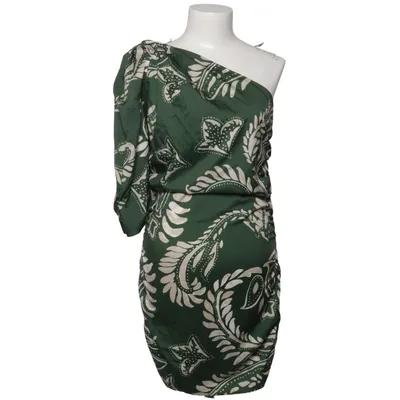 Dress (Green, Beige) from INDEFEIR Polyester